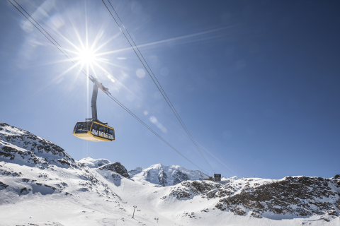 Skifahren auf der Diavolezza